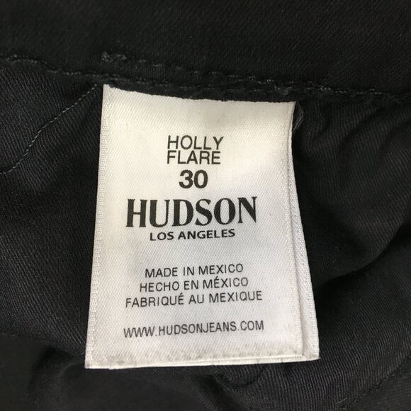 Hudson Jeans Black Flared Women's Jeans - Picture 3 of 12